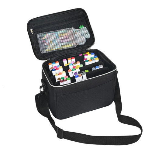 Marker-Etui mit Schultergurt, 120 Fächer