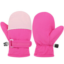 Luvas de esqui de inverno infantis AWZXDE para meninos e meninas, luvas térmicas isolantes com aderência.