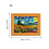 Magnetic Wooden Picture Frame Refrigerator Magnet Set 2