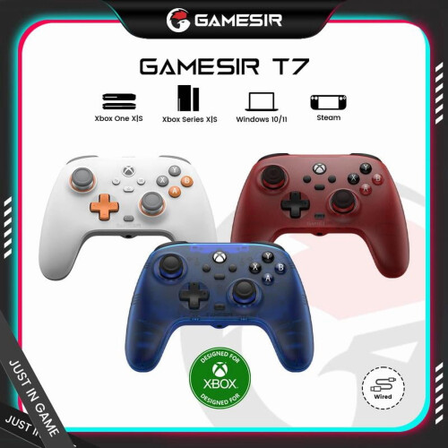 Controller T7Wired di livello base per Xbox Series X|S, Xbox One e Windows 10/11 – Gamepad per PC con jack audio da 3,5 mm per console di gioco. 1