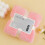 Serviette pour les mains en velours corail, microfibre absorbante rose 2