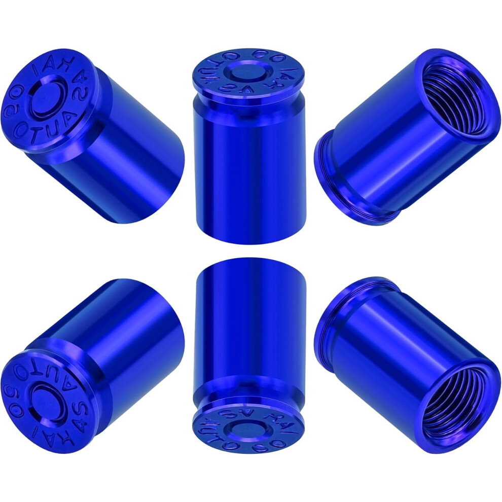 12Pcs Aluminum Bullet Shell Tire Valve Stem Caps, Universal Dustproof Covers For Cars, Suvs, Trucks, Bikes, Motorcycles, Bicycles Red 9425574012067