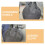 Techniker-Werkzeugtasche, schwarz, Oxford-Gewebe, 1 Stück 6