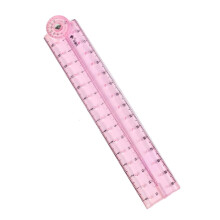 Folding Ruler Flexible Clear Straight Ruler Math Measuring Tool for Student