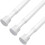 Adjustable Tension Rod28–48in, 1/2" Dia, 4-Pack 1