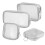 Transparente Kosmetiktaschen aus Nylon, 4er-Pack 1