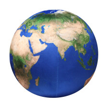 Pluszowa poduszka 3D Earth Pillow 10,6 cala Space Series w kolorze niebieskim