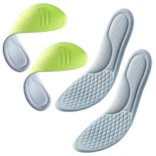 4Pcs Shoe Inserts Memory Foams Insoles Shock Absorption Relief Plantar Arch Support Breathable Sports Feet Insoles