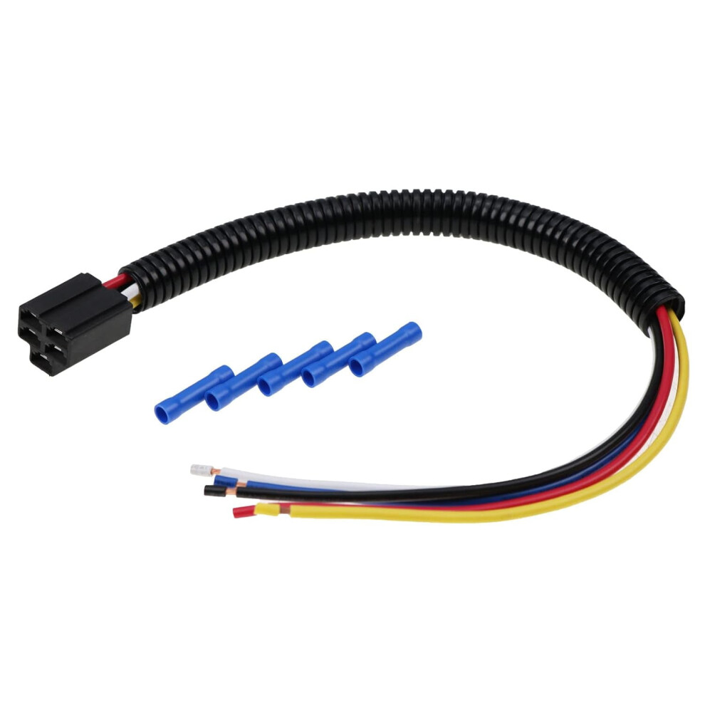 5-Pin 18" Ignition Key Switch Wiring Harness M90206 Compatible With John Deere, Cub Cadet, Troy-Bilt, Toro, Exmark, Hustler, Ariens, Gravely, 9425574012128