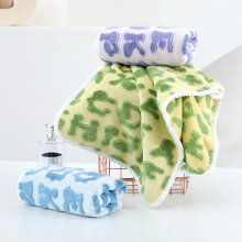 Serviette de bain en polaire polyester 75 x 35 cm violette