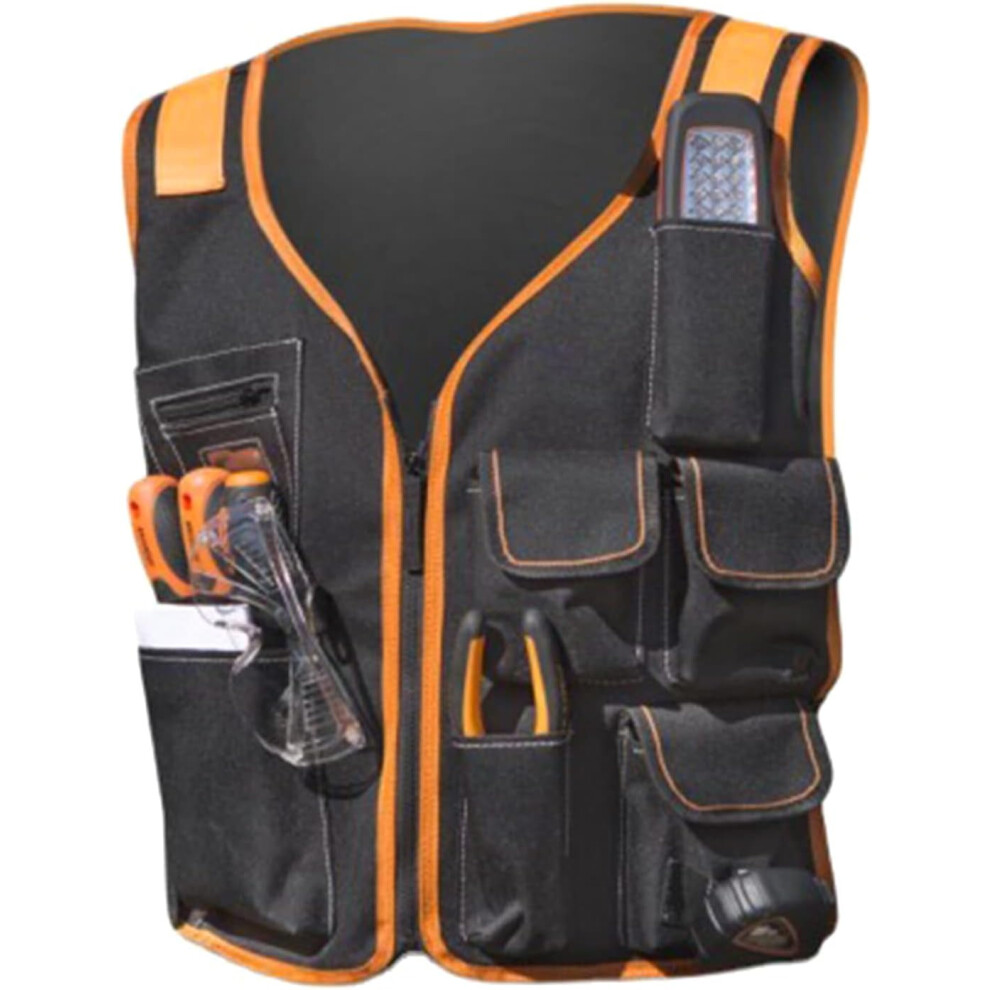 Lightweight Work Vest Tool Vest For Carpenters Large Capacity Tool Vest Sturdy And Practical Customizable Pouches Work Vest 9425574012951