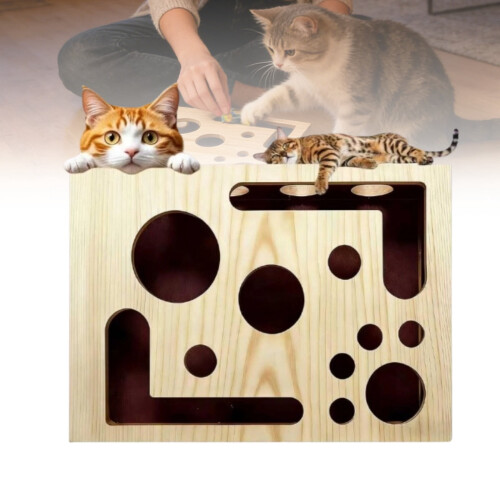 Kattnagelfilslåda med klockboll och sandpapper 1 st