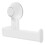 Bathroom Tissue Holder Wall Mount Suction Cup White ABS PVC 6