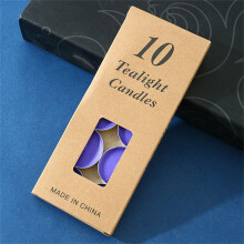 Coffret de 10 bougies colorées pour la Saint-Valentin, idéal pour décorer un bureau – Mariage romantique et déclaration d'amour, compatible