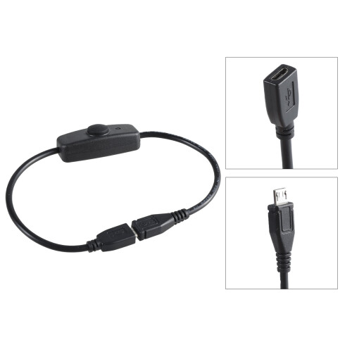 Μικρό καλώδιο φόρτισης USB με κουμπί εναλλαγής λειτουργίας για άνετη χρήση με 1
