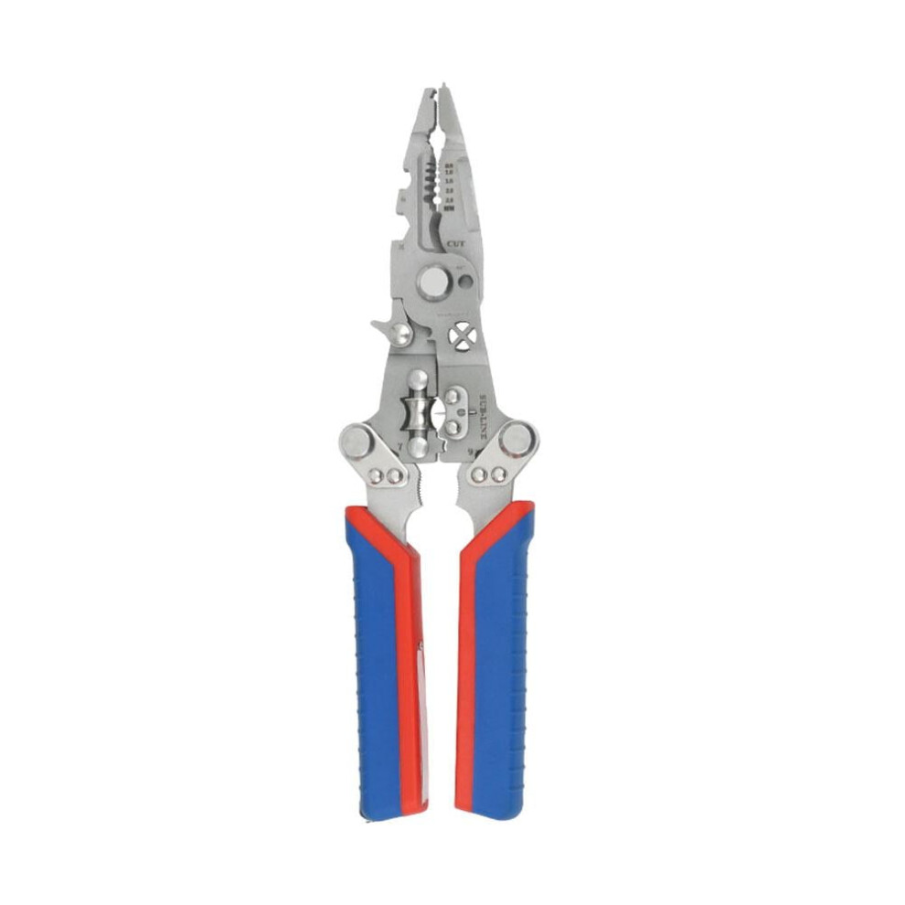 Qenashaing 16-In-1 Wire Stripper With Voltage Tester, Heavy-Duty Alloy Steel, Portable Folding Tool For Electricians & Diy Â Compatible With 9425574013422