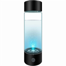 Bottiglia generatrice di acqua idrogenata 2 in 1, 1200–1400 ppb in 3 minuti, ricaricabile tramite USB, compatibile con tubo di aspirazione