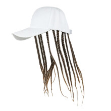 Gevlochten pruiken, mutsen, dreadlocks, baseballpetten, hiphop streetwear hoofddeksels, ademende polyester petten voor dames en heren, geschikt voor