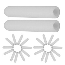 100 st vita PVC-galler för diskmaskinsgaller