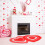 Heart-Shaped Bathroom Rug, Red, 40 x 60 cm 4