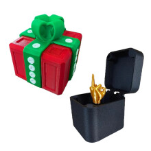 Annoying Present Prank Box – “Just for You” Finger-in-a-Box Surprise Gift, Compatible with Christmas, Halloween & Festivals