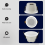 Hoogwaardige Bluetooth-plafondluidspreker, professionele surround sound Bluetooth-luidsprekers, smart home-luidsprekersysteem. 7