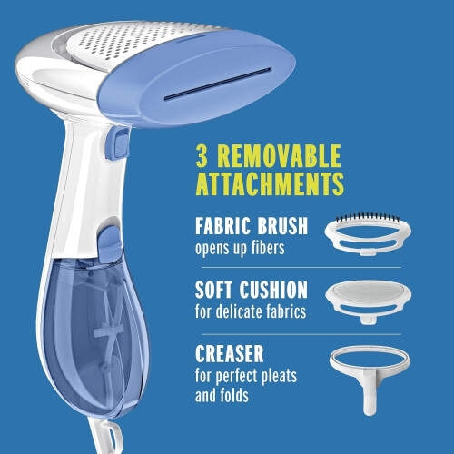 Handheld Garment Steamer for Clothes, Portable Handheld Design,White/Blue 1