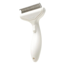 Pet grooming brush self-cleaning metal comb 6.5x3.38 inch