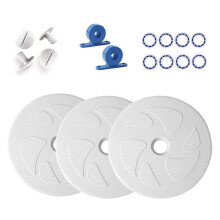 Kit de nettoyage de piscine compatible avec Polaris 180 et 280, comprenant des roues C6 de grande taille.