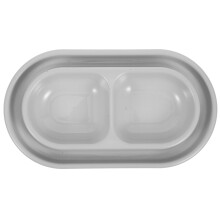 Kattenvoer- en waterbak, mierenbestendig, dubbele voer- en waterbakset voor kleine honden/katten, 10,63 x 5,91 x 1,38 inch (1 set)