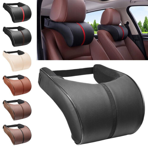 Car Headrest Pillow Sponge Travel Sleeping Head Neck Support Adjustable 1 2 2