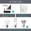 Intelligenter Dimmerstecker, 2,4 GHz WLAN, 16A2er-Pack 3