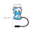 10Pcs Silicone Cow Straw Covers Safe Reusable Multi Color Straw Stoppers 2