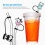 10Pcs Silicone Cow Straw Covers Safe Reusable Multi Color Straw Stoppers 5