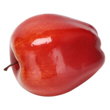 36PZ Mele Artificiali Rosso Delicious Fruit per la Cucina Home Foods Decor Home Party Decoration Mele Artificiali
