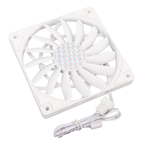 120mm PWM Computer Fan 1800RPM White MFDB