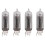 4St Nytt IN14 Glödrör för Glödklocka Nixie Digital LED-Klockrör 1
