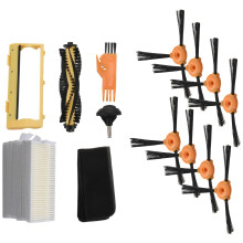 18Pcs Side Brush Main Brush Frame Cover Caster Wheel Filter for DEEBOT 600 601 605 710 N79 N79S Vacuum Cleaner Spare Parts
