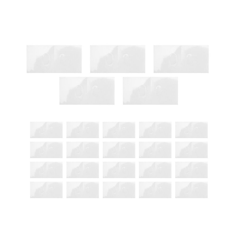 Vertical Blind Repair Tabs-25 Sets Clear Vertical Blind Repair Tabs Vane Saver Self Adhesive Vertical Blinds Repair Kit 6033335530137