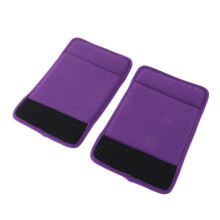 2pcs Purple Walker Handle Cushions 14.5x23cm Anti-Slip Comfort Set