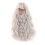 Long Curly Doll Wig Silver Gray 7.3-8.3in Head Replacement 2