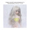 Long Curly Doll Wig Silver Gray 7.3-8.3in Head Replacement 4