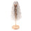 Long Curly Doll Wig Silver Gray 7.3-8.3in Head Replacement 11