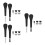 3Sets USB-C Staubschutz Set Handy Mehrfarbig 7