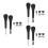 3Sets USB-C Staubschutz Set Handy Mehrfarbig 9