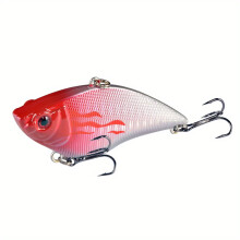 2PC Premium VIB Hard Bait Fishing Lure - 7cm/2.76in, 16g Sinking Crankbait with Rattle for Bass & Pike - Durable ABS Material