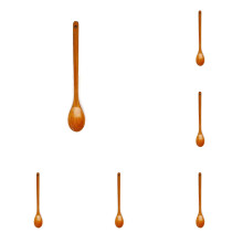 Cuillère et spatule en bois de teck de 42 cm (16,5 po) fabriquées à la main – Spatule plate pour cuisiner, brasser, griller et mettre en