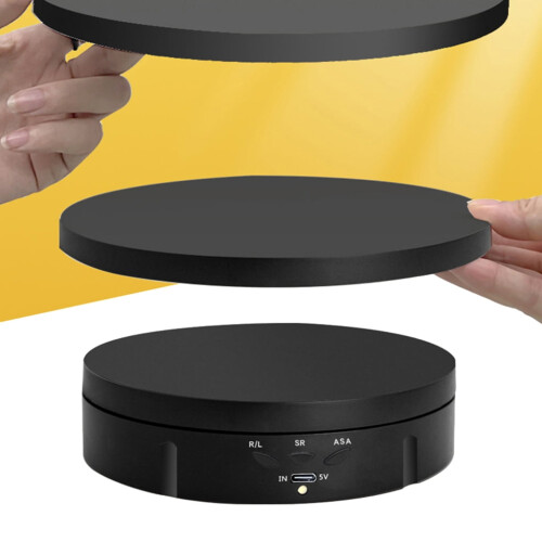 Plateau tournant motorisé – ABS, 360, 3 vitesses, 2