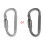 D-förmiger Kletterkarabiner mit Drehverschluss (1 Stück) 5