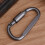 D-förmiger Kletterkarabiner mit Drehverschluss (1 Stück) 7